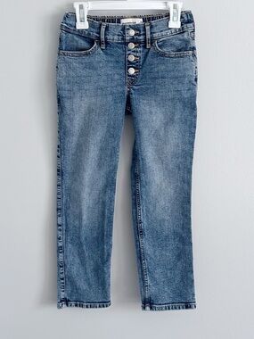 Abercrombie Kids High Rise Straight Jeans Size 7/8 Regular